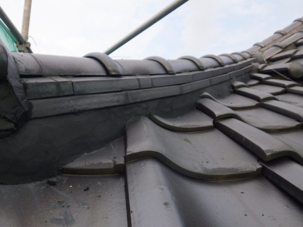 漆喰詰め増しが終了しました