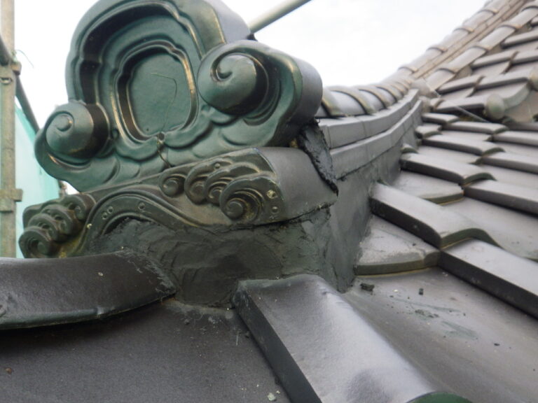 漆喰詰め増しが終了しました