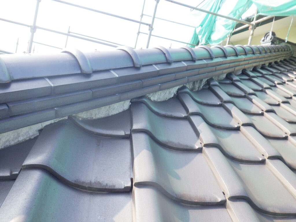 施工前の下屋根の状態です