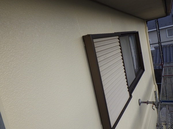 ２階外壁塗装の完工です