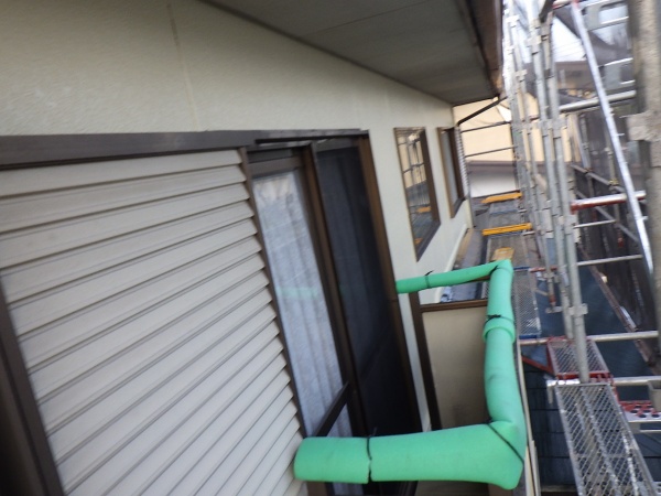 ２階外壁塗装の完工です