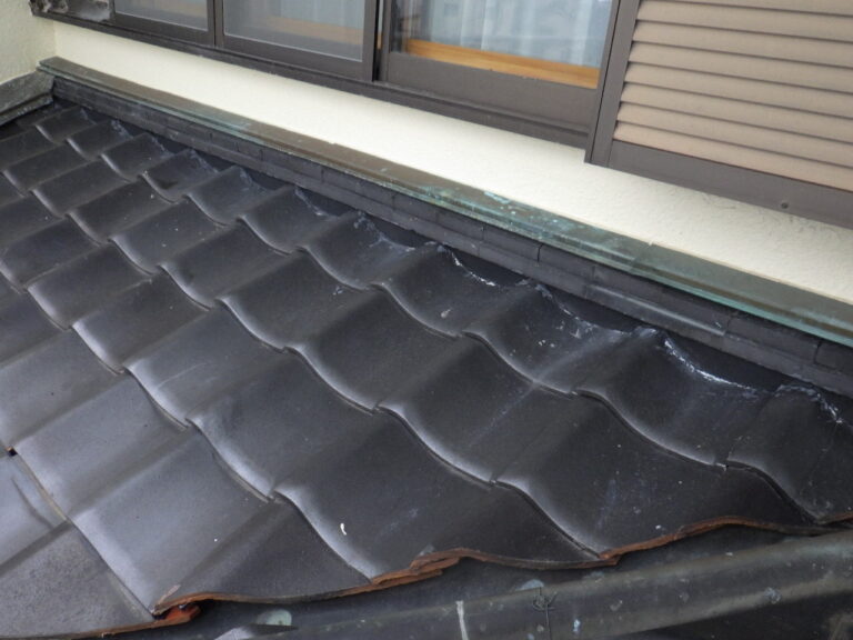 下屋根漆喰詰め増しが終了しました