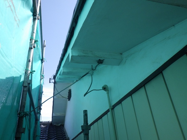 施工前の外壁面の状態です