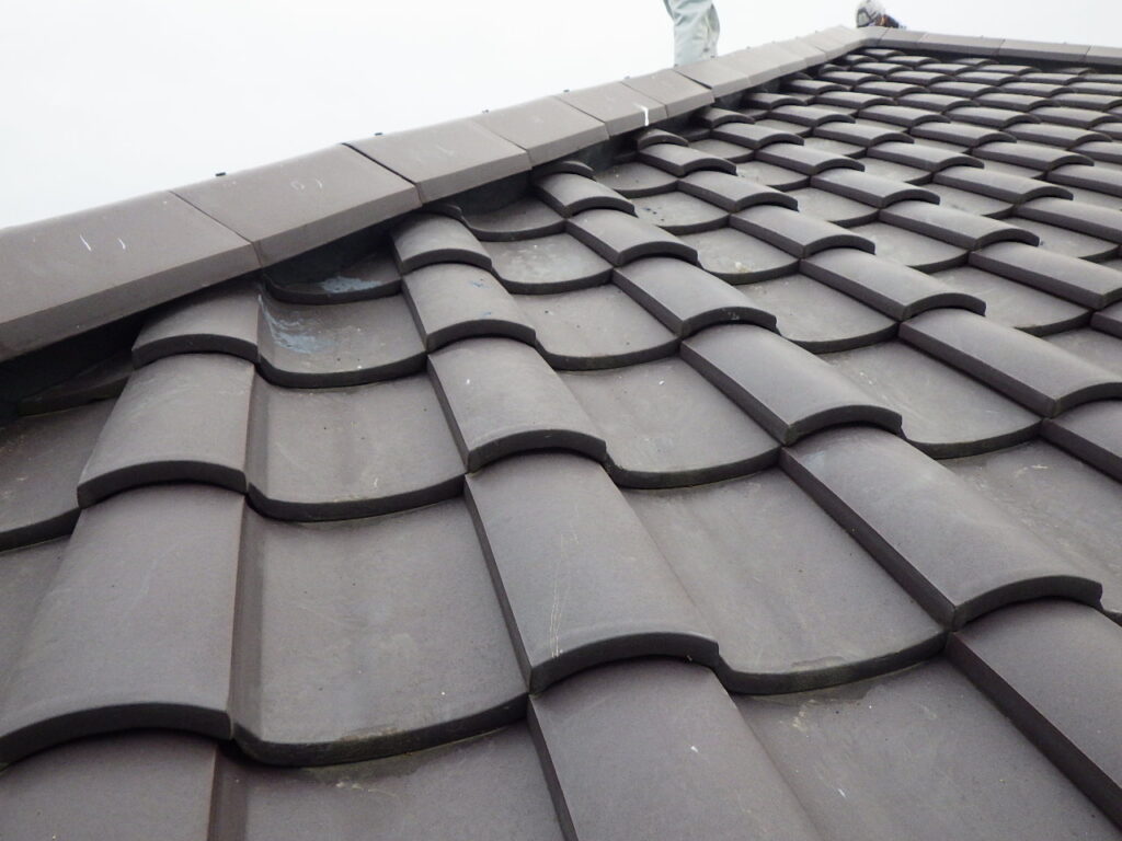 本日の施工後の状態