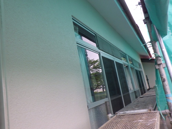 養生を剥がしました