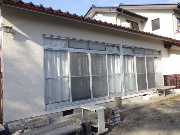 リシン外壁面の完工です