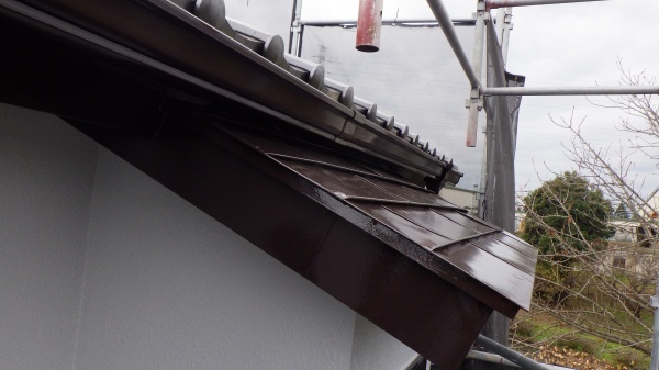 雨樋と板金部の完工です