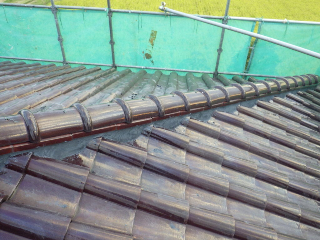 施工後の大屋根の状態です