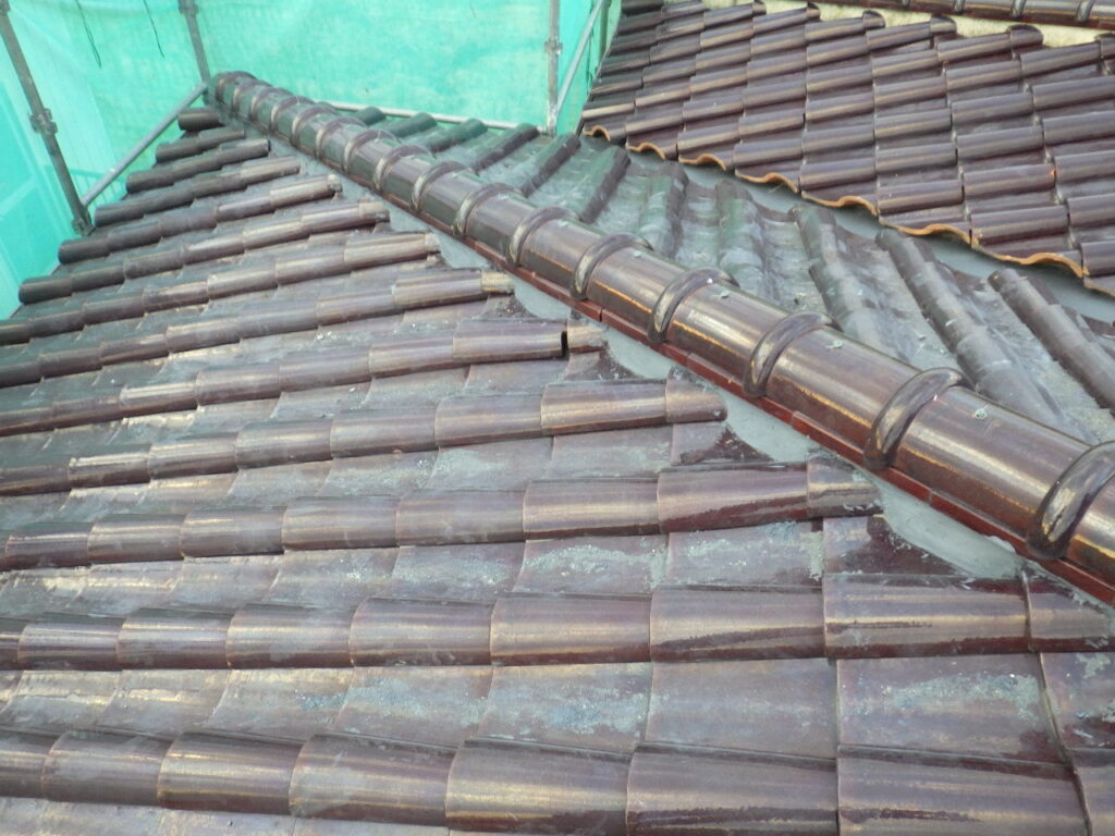 施工後の大屋根の状態です