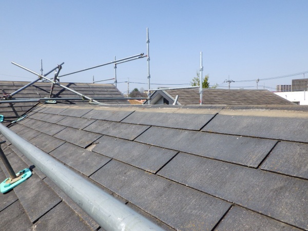 棟板金を撤去しました