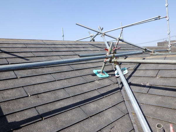 棟板金を撤去しました