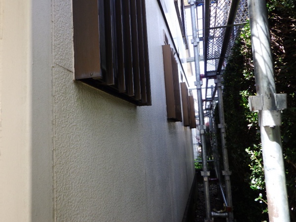 施工前の外壁面の状態です