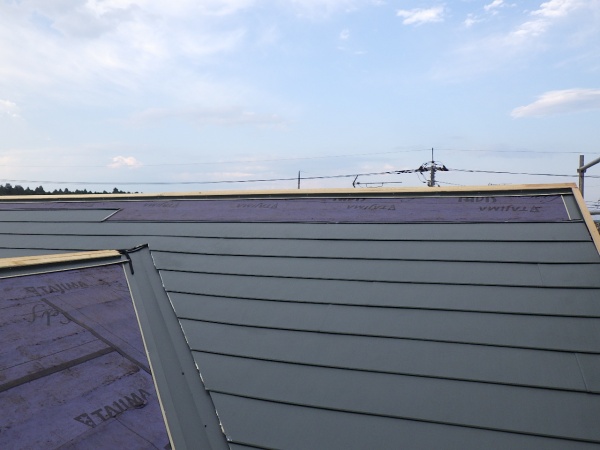 西面の左右を繋げました