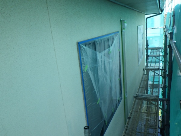 塗装用の養生をしました