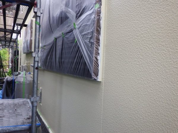 外壁の中塗り終了です