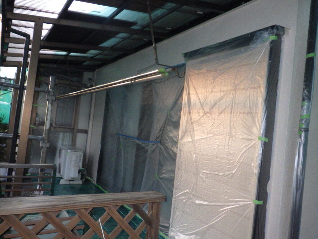 中塗り塗装終了です