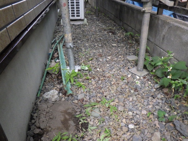 土間養生を外しました