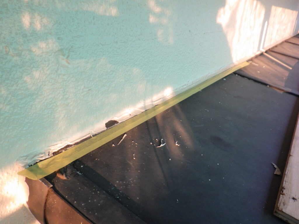 補修用の養生をしました