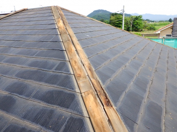 既存棟板金の撤去終了です