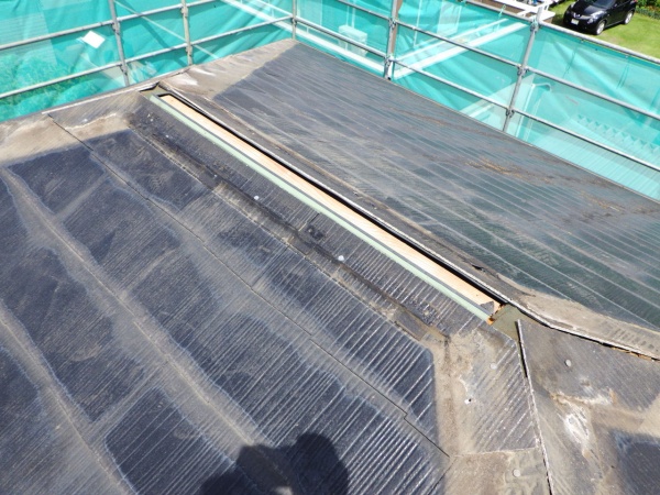 棟木の撤去終了です