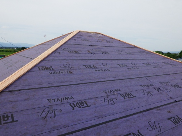 棟木の取り付け終了です