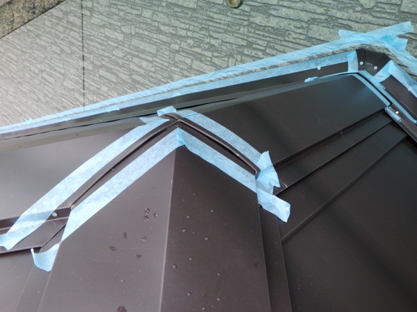 シーリング用の養生をしました