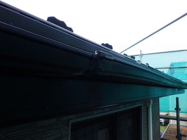 雨樋の補修終了です