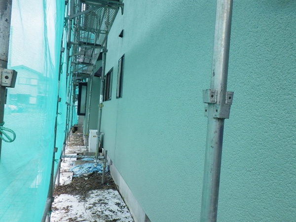 １階外壁の塗装後です