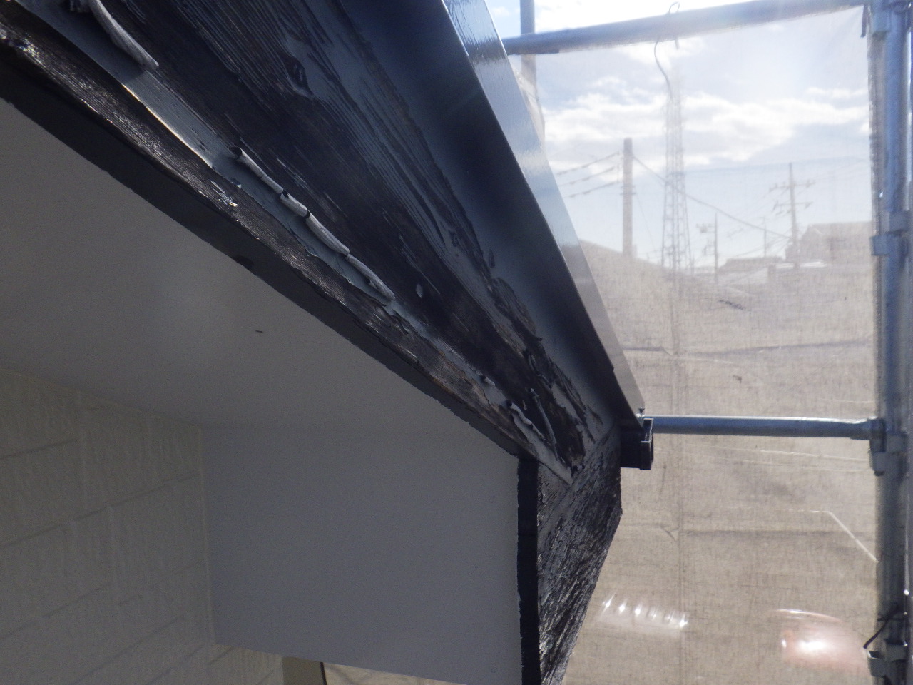 軒天との取り合い部分の確認