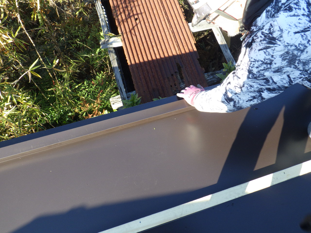 カッパの仮置き中です