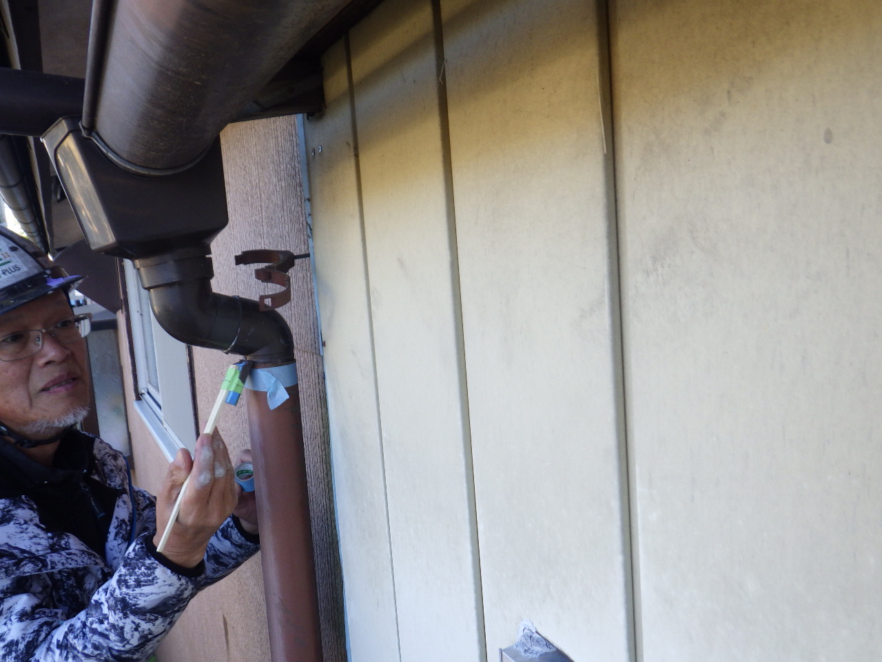 シーリング中です