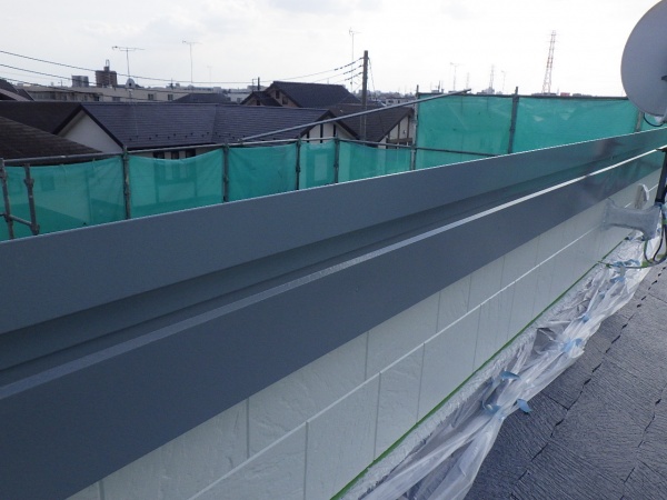 破風の中塗り終了です