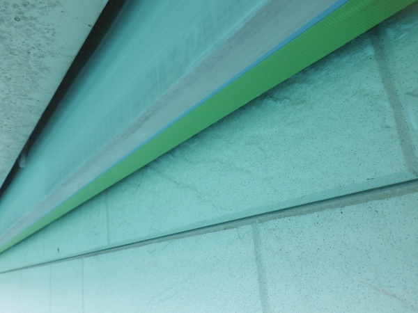 外壁塗装用養生をしました