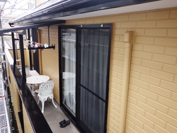 ２階外壁面の完工です