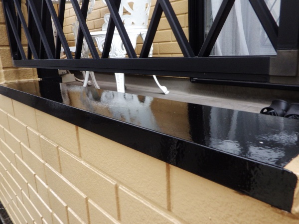 役物の上塗り塗装終了です