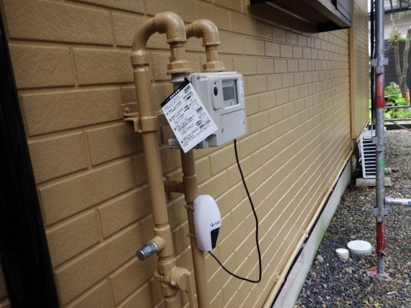 １階外壁面の完工です