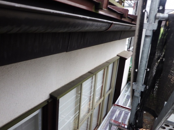 施工前の板金部の状態です