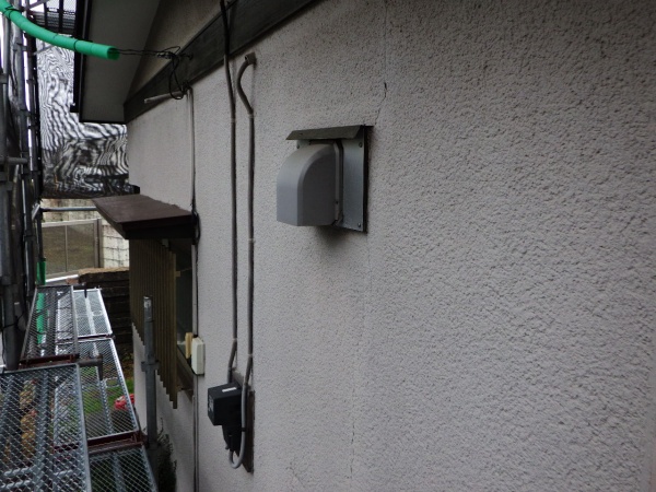 施工前の外壁面の状態です