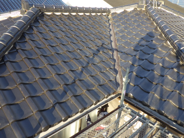 谷樋交換が終了しました