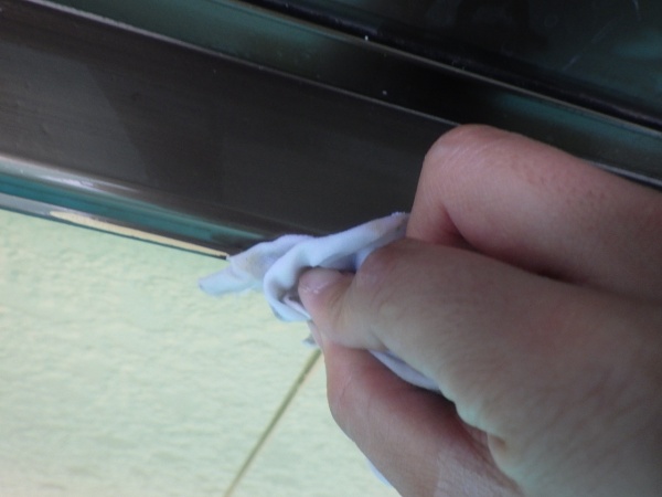 外壁の補修中です