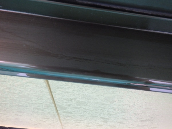 外壁の補修終了です