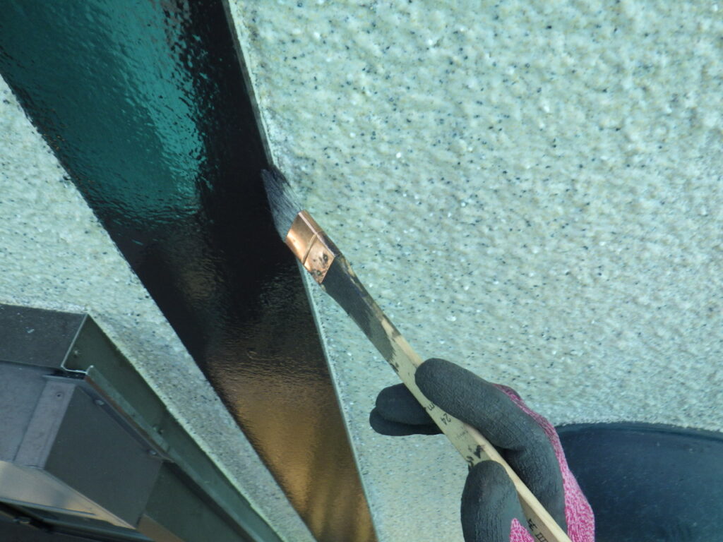 タッチアップ中