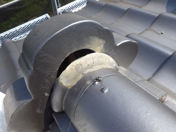 傷んだ漆喰の撤去終了です