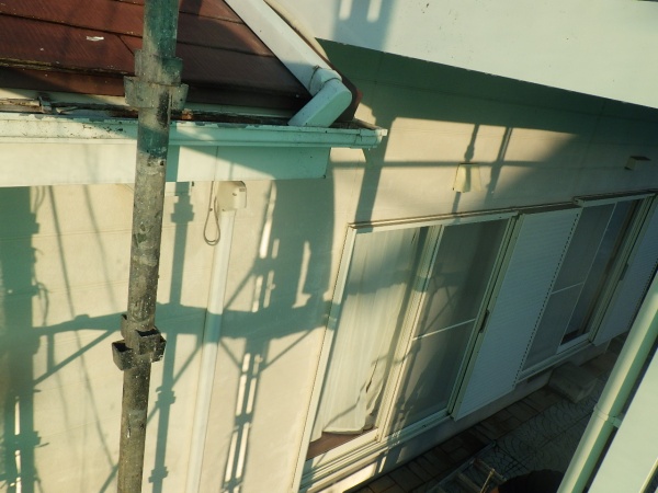 語の外壁の状態です