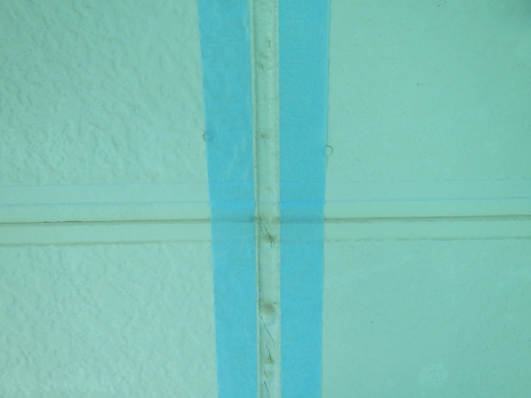 シーリング目地養生をしました