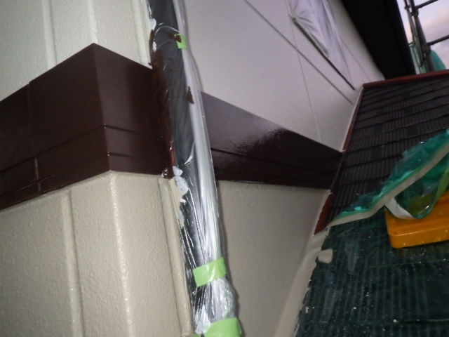 幕板の中塗り終了です