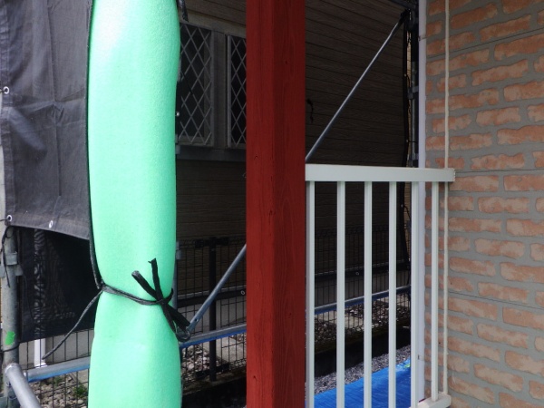 木部の下塗り終了です