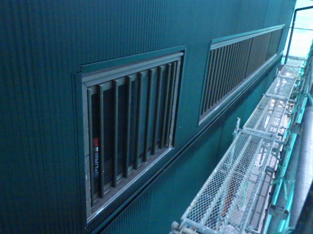 ２階の役物取り付け終了