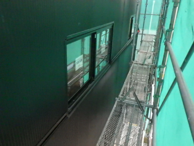 ２階の役物取り付け終了