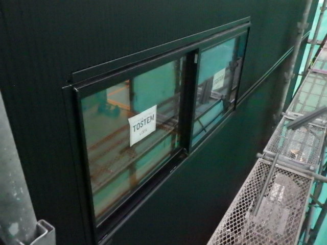 ２階の役物取り付け終了